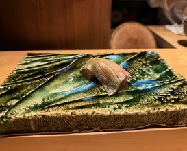 Dinner at Sushi Shizuku Shinsaibashi