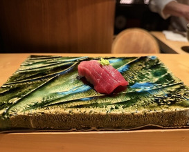 Dinner at Sushi Shizuku Shinsaibashi