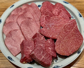 Dinner at Yakiniku Sudou Haruyoshi (焼肉すどう 春吉)