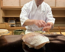 Dinner at Nihonbashi Kakigaracho Sugita
