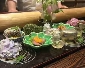 Dinner at Kashiwade no Tsukasa Suikouan (膳司 水光庵)