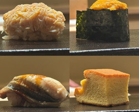 Dinner at Susukino Sushi Kin (すゝき野 鮨金)