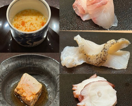 Dinner at Susukino Sushi Kin (すゝき野 鮨金)
