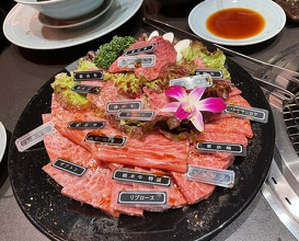 Dinner at Yakiniku Seiryuuen (焼肉 静龍苑)