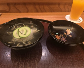 Dinner at Japanese cuisine Tagetsu (日本料理 太月)