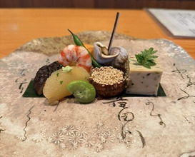 Dinner at Japanese cuisine Takamura (日本料理 たかむら)