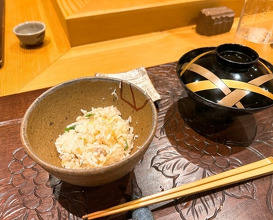 Dinner at Tempura Takeuchi (天ぷら たけうち)
