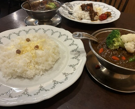 Dinner at European Curry Tomato (トマト)
