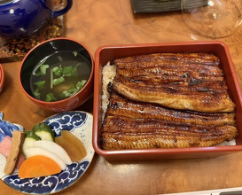 Dinner at Unagi Tei Tomoei (うなぎ亭 友栄)