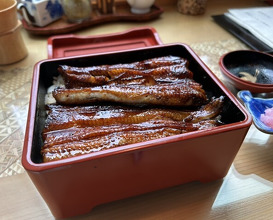 Dinner at Unagi Tei Tomoei (うなぎ亭 友栄)
