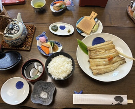 Dinner at Unagi Tei Tomoei (うなぎ亭 友栄)
