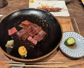 Dinner at Tori Shige (鳥茂)