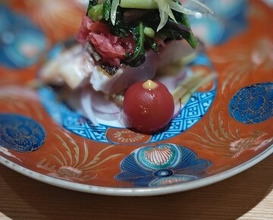 Dinner at Shorenin Monzeki Mae Tsukioka (青蓮院門跡前 月おか)