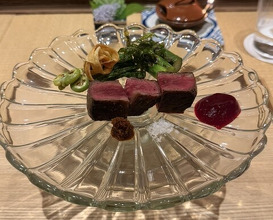 Dinner at Shorenin Monzeki Mae Tsukioka (青蓮院門跡前 月おか)