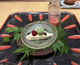 Dinner at Shorenin Monzeki Mae Tsukioka (青蓮院門跡前 月おか)