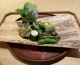 Dinner at Shorenin Monzeki Mae Tsukioka (青蓮院門跡前 月おか)