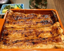 Dinner at Unagi Uomasa (うなぎ 魚政)