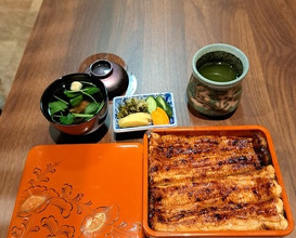Dinner at Unagi Uomasa (うなぎ 魚政)