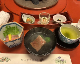 Dinner at Wada Kin (和田金)