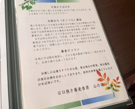 Dinner at Ishiusuhiki Soba Kobo Yama no Mi (石臼挽き蕎麦香房 山の実)