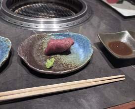Dinner at YORONIKU TOKYO