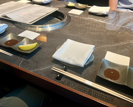 Dinner at YORONIKU TOKYO