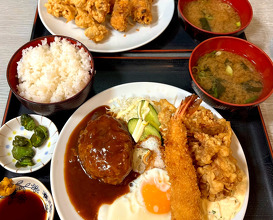 Dinner at 淀ヤ食堂