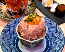 Dinner at 寿司×天ぷら 明 難波 心斎橋店
