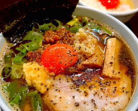Dinner at ラーメン アールピージ千林大宮