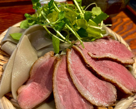 Dinner at 手打ちそば繁
