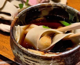 Dinner at 手打ちそば繁
