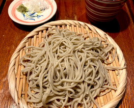 Dinner at 手打ちそば繁