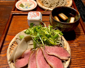 Dinner at 手打ちそば繁