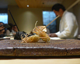 Dinner at 天ぷら 『あら木』