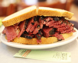 Dinner at Katz's Delicatessen