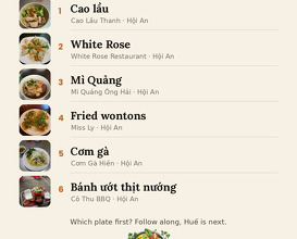 Dinner at Hoi An, Vietnam