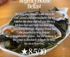 Dinner at Regency House Belfast