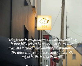 Dinner at Dingle, Co Kerry
