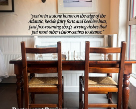 Dinner at Fahan, Kerry, Ireland