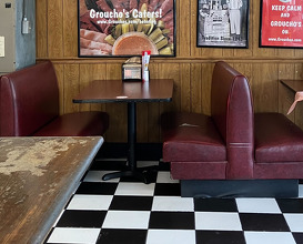 Dinner at Groucho's Deli