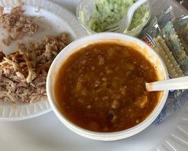 Dinner at Fresh Air Barbecue