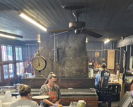 Dinner at Fresh Air Barbecue