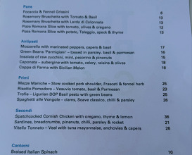 Dinner at The River Cafe