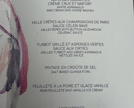 Dinner at Maison