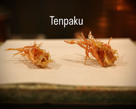 Dinner at Tempura Tenpaku, Chiba