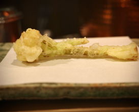 Dinner at Tempura Tenpaku, Chiba