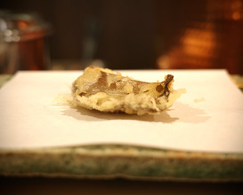 Dinner at Tempura Tenpaku, Chiba
