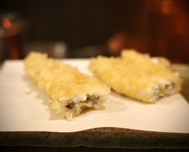 Dinner at Tempura Tenpaku, Chiba