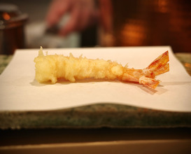 Dinner at Tempura Tenpaku, Chiba