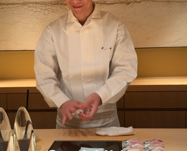 Dinner at Sushi Ikko, Ginza